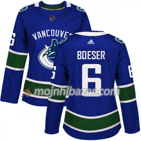 Dresovi Vancouver Canucks Brock Boeser 6 Adidas 2017-2018 Plava Authentic - Ženska Dresovi Vancouver Canucks Brock Boeser 6 Adidas 2017-2018 Plava Authentic - Ženska